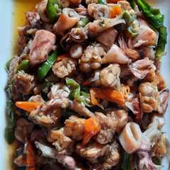 Foto resep Tumis Cumi Asin Cabe Ijo