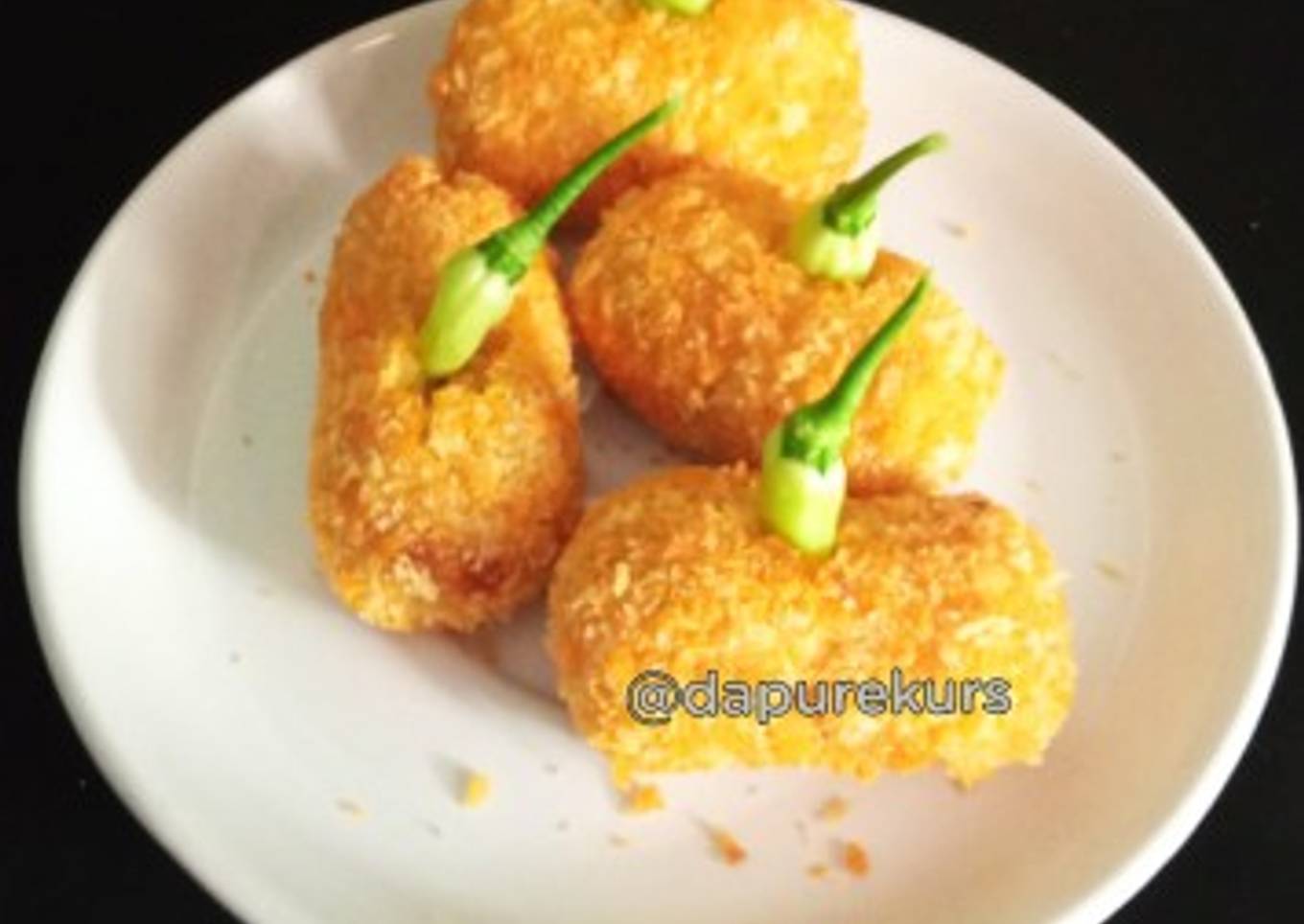 Kroket kentang polos