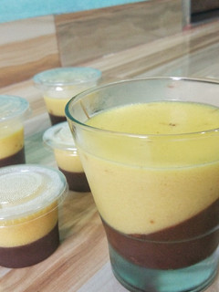 Foto resep Puding Jagung Lapis Cokelat