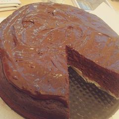 Healthier Chocolate Cake A picture of Healthier Chocolate Cake.