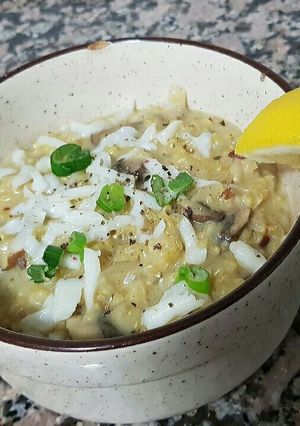Una foto de Risotto vegetariano