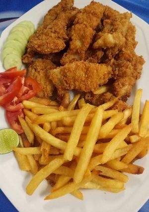 รูปของ Fish and chip แบบทำเองไทยๆค่ะ