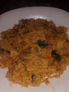 صورة لوصفة أرز 🍚 بزوائد الدجاج 😋🥰