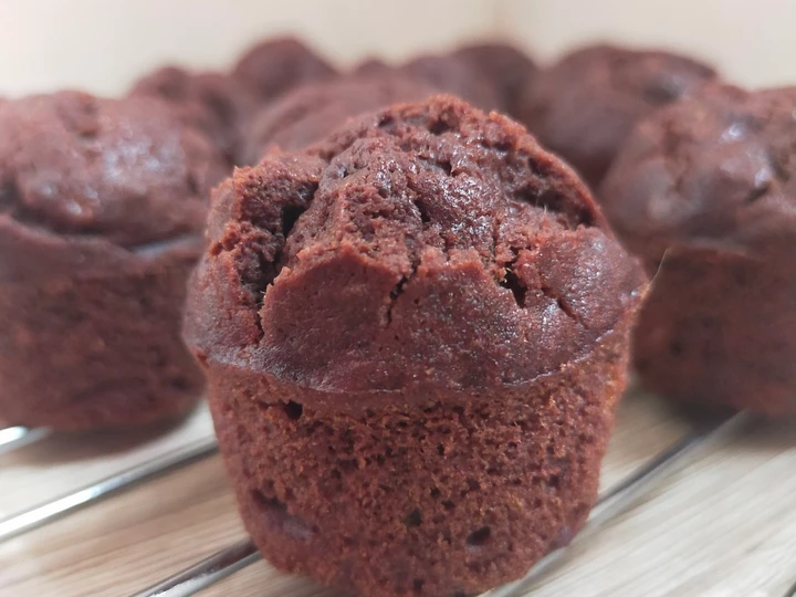 Cara Gampang Membikin Resep  Muffin Pisang Coklat, No Mixer yang Sempurna, Lezat