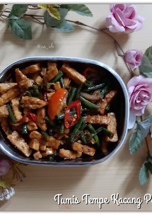 Foto resep Tumis Tempe Kacang Panjang