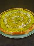 Torta salata con zucchine feta e timo limone