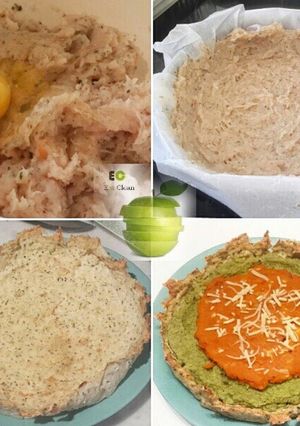 Una foto de Tarta con masa de pollo