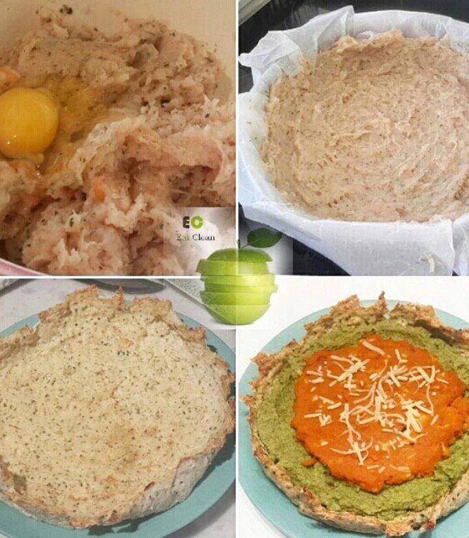 Una foto de Tarta con masa de pollo