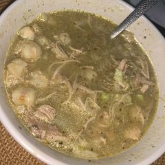 A picture of Green Chicken Pozole.