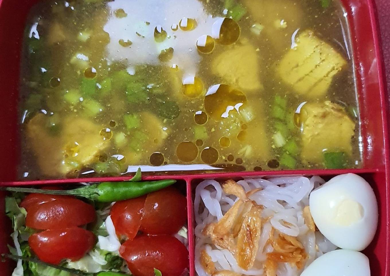 Soto ayam mie shirataki #keto friendly