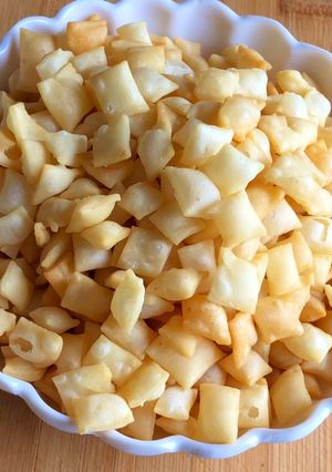 A picture of Homemade cheeslings.