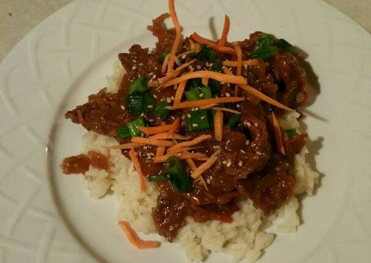 Recipe: Tasty Crock pot Mongolian beef