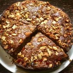 A picture of Jaggery-Wheat Cake.