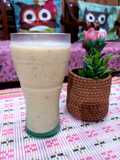 Dates and orange sunquick milk shake