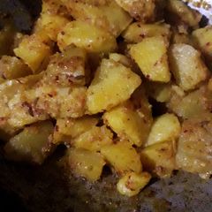 Dry aloo A picture of Dry aloo.