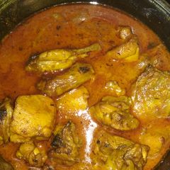A picture of Chicken curry.
