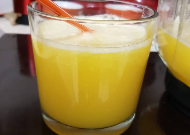 How to Prepare Award-winning Pineapple &amp; Orange Homemade Drink. 😀