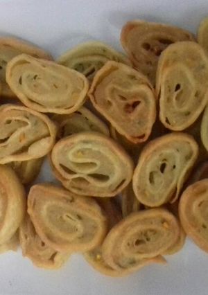 Foto resep Chicken egg roll vegetables