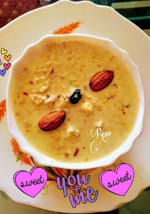 A picture of Khaskhas Kheer / Poppy seeds Payasam.