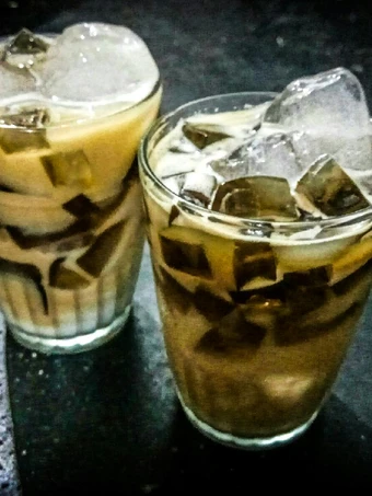 Cara Gampang Membikin Resep Es cincau capucino yang Menggugah Selera Anti Ribet, Sempurna