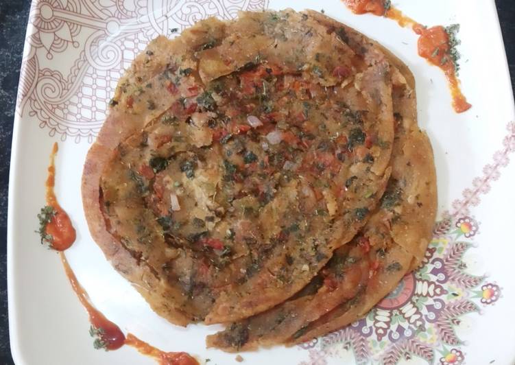 How to Prepare Perfect Pudina Masala Verki Paratha