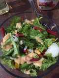 Salad with peppers.’
