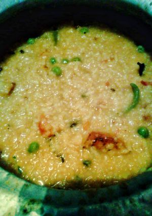A picture of Mix vegetable khichdi.