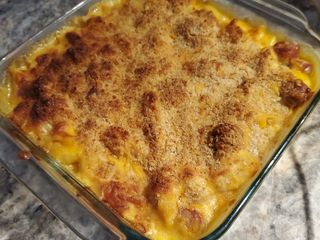 Brad's easy sausage mac n' cheese