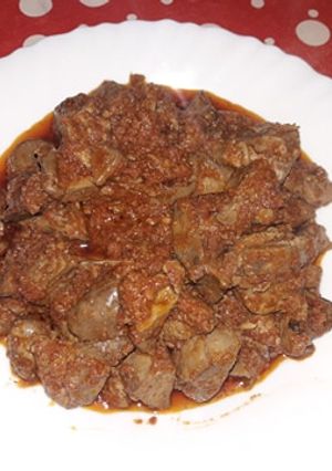 صورة لوصفة كبدة الدجاج