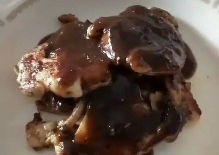 Resep Chicken Grill With Black Paper Sauce Anti Gagal