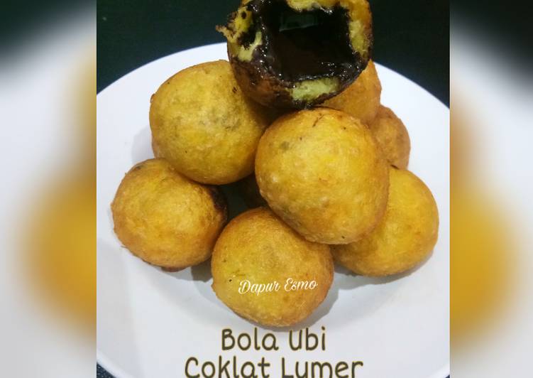 Bola Ubi isi Coklat Leleh