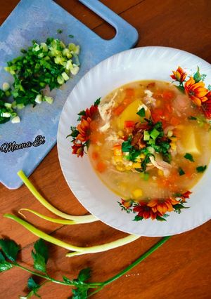 Foto resep Sup Jagung Ayam