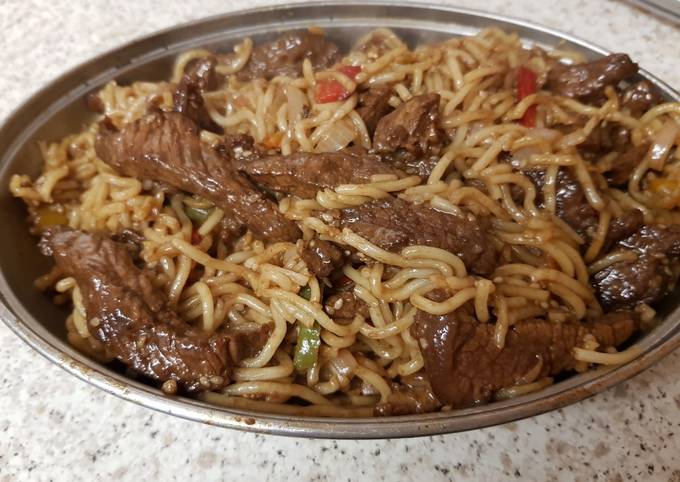 How to Prepare Quick My Beef & Noodle Stir Fry.😘