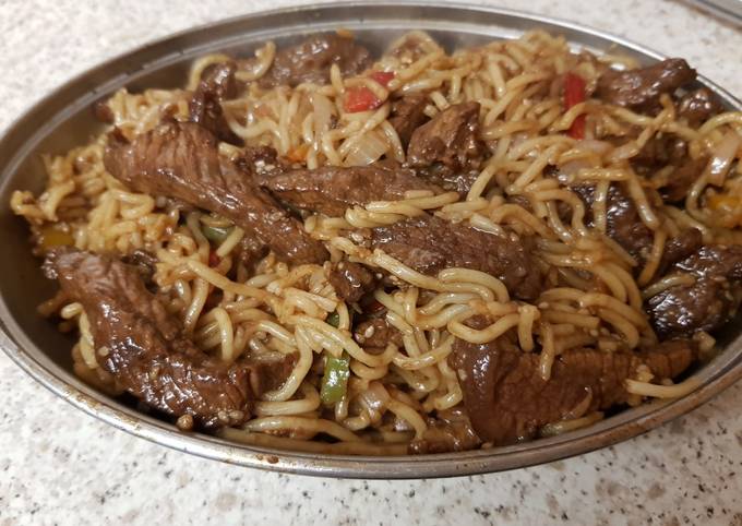 My Beef & Noodle Stir Fry.😘