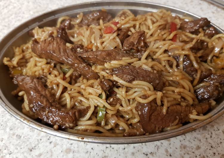 My Beef & Noodle Stir Fry.๐
