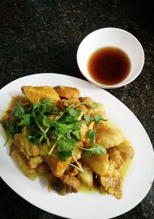 Hình của món Chân giò kho nghệ.