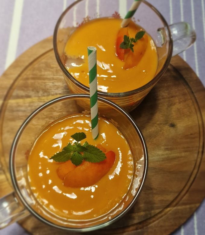 Sárgabarack lassi (vegán) recept fotója