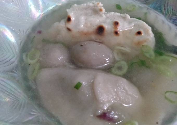 Resep: Cilok goang,cireng banjur pempek kuah yang aman buat asam lambung (kuahnya saja) Rumahan