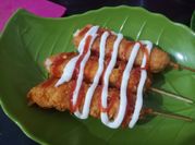 Gambar corndog tanpa ragi