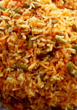 عکسی از دستور لوبیا پلو
