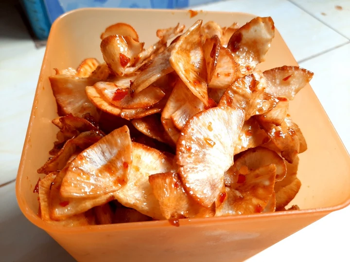 Langkah Mudah untuk Menyiapkan Resep Kripik Singkong Pedas Manis yang Sempurna Anti Ribet, Lezat