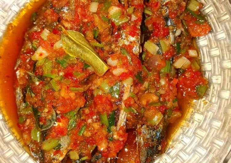 Balado Ikan tongkol pedas
