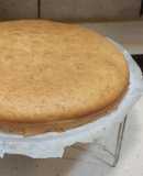 Bizcocho de chocolate blanco
