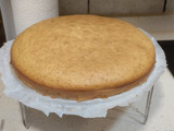 Bizcocho de chocolate blanco
