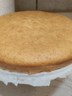 Una foto de Bizcocho de chocolate blanco
