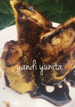 Foto resep Roti Goreng Pisang Cokelat