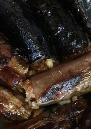 صورة لوصفة محشی بتنجان اسود وابیض