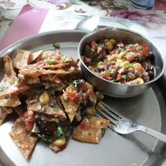A picture of Mexican totiya bhel.