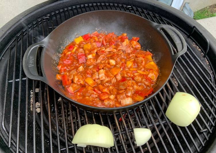 A révélé le secret de la recette Poulet style brochettes BBQ à la maison