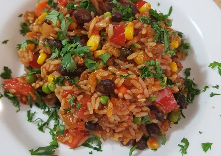 Easiest Way to Prepare Super Quick Homemade Chorizo Fiesta Rice